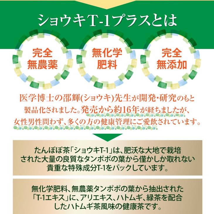 徳潤 たんぽぽ茶 ショウキT-1 プラス 100ml × 30包 ノンカフェイン 徳