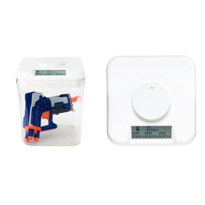 Ksafe タイムロッキング コンテナ 禁欲 ボックス (White Lid +