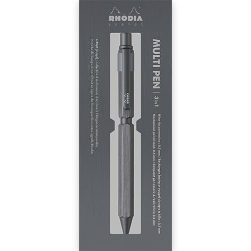 RHODIA（ロディア） 数量限定 スクリプト マルチペン 赤黒ボールペン+