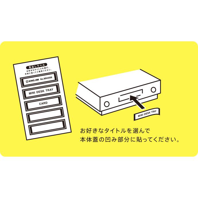 めいKING　トレーディングカード　セミコンプ KING JIM（キングジム） キングミニシリーズ キングファイル ミニ