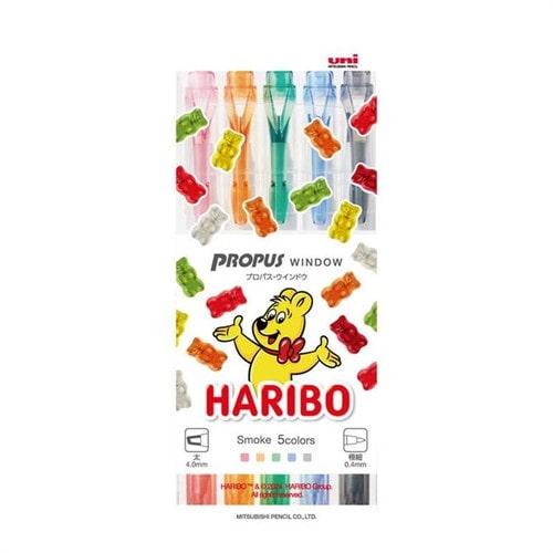 三菱鉛筆 数量限定ケース HARIBOグミ型ステッカー付 プロパス