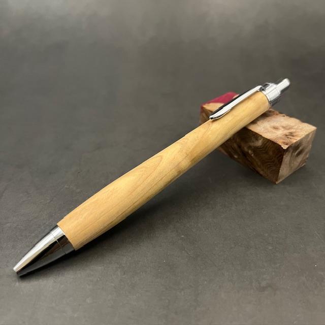 やまだ工房木軸ボールペン G2規格 吉野ヒノキ軸 吉野檜手作り