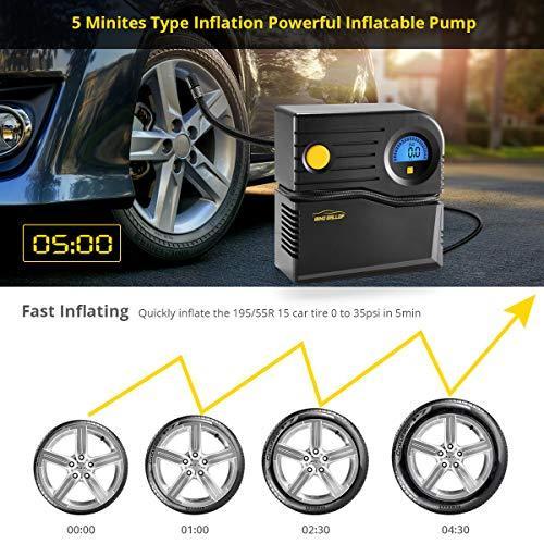 人気デザイナー エアコンプレッサー 小型 Windgallop 自動車 米式 仏式 3種類変換ノズル 電動ポンプ くうきいれ Dc12v 電動 空気入れ コンプレッサー Captains Agency