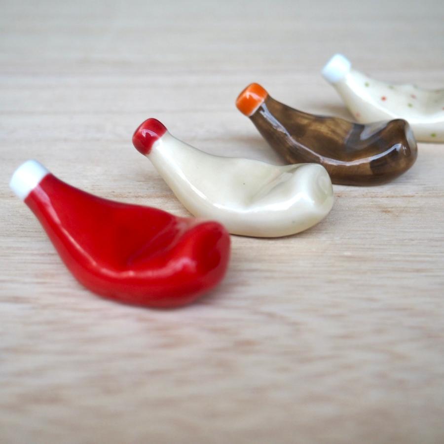 箸置き 陶器 かわいい はしおき 日本製 有田焼 マヨネーズ ケチャップ
