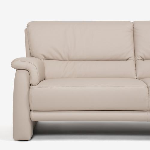 大塚家具 [2.5人掛] ドイツ製ソファ 「ベルク」 本革 総革張り #24LONGLIFE RUSTIKA サンドベージュ色_4