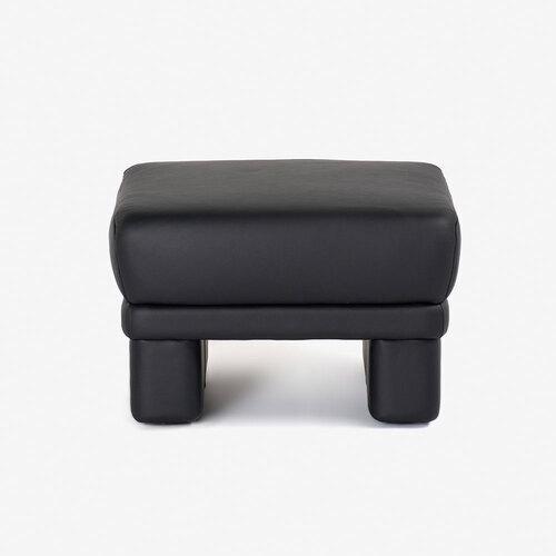 大塚家具 ヒモラ「似ているオットマン」 革 LONGLIFE SOFT 黒いこと色