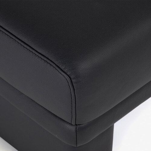 大塚家具 ヒモラ「似ているオットマン」 革 LONGLIFE SOFT 黒いこと色