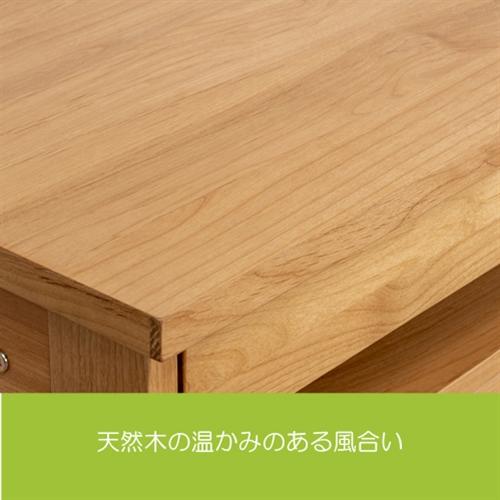 ヤマダオリジナル 自由にくみかえ学習机 天然木ライトブラウン 学習椅子ネイビーセット LEDデスクライト付き ※セット椅子はネイビー_5