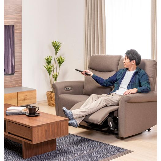 ヤマダオリジナル 電動リクライニングソファ「YES140015MO」幅 ヤマダオリジナル 電動リクライニングソファ「YES140015MO」幅
