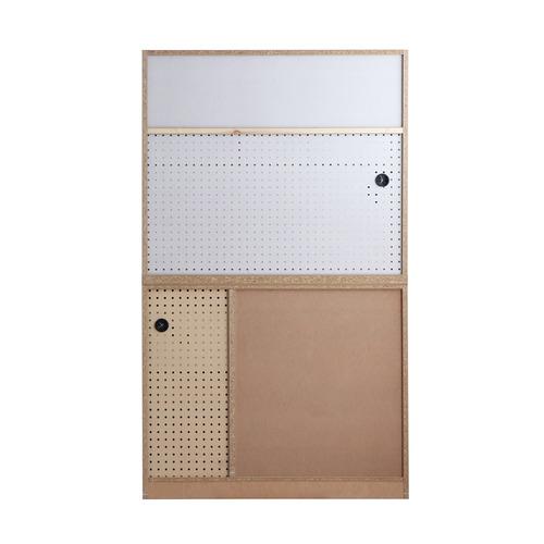 東馬(Tohma) RESE レセ 105KB Cタイプ キッチン収納 木目調 幅104.7×奥行45×高さ180cm ブラック_13