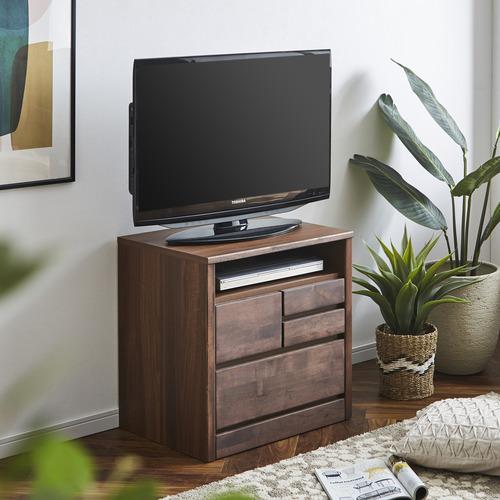 テレビボードチェスト (サンコウ家具） サンコウ AVチェスト 「ティアラIII」 60-2AV 幅60×奥行45×高さ60.5cm
