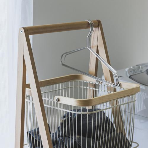 弘益 KOEKI Mash LIV キャリーバスケットワゴンL 幅38.5×奥行45.5×高さ118.5cm ランドリー スリム ホワイト LIVCL2WH |  | 02