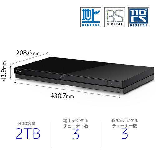 「人气商品」 ソニー BDZ-ZT2800 ブルーレイレコーダー 2TB 【CEG1231141879】(44880円)