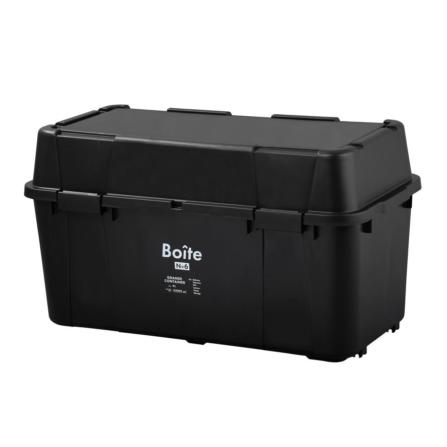 ベストコ Boiteガレージベランダコンテナ105L ブラック MA-4017（Yahoo!・ヤマダデンキ インテリア店）