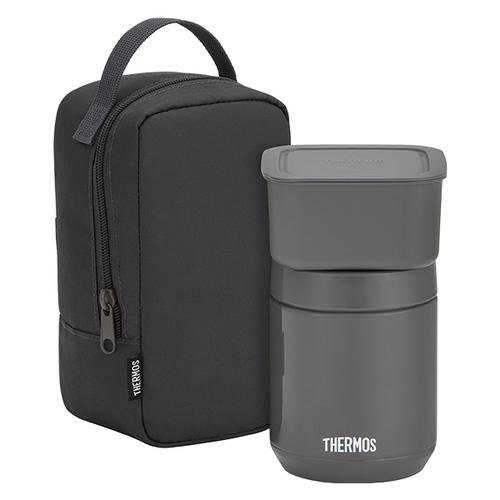 THERMOS サーモス真空断熱スープランチセット JEE800DGY400ml ダークグレー（Yahoo!・ヤマダデンキ インテリア店）