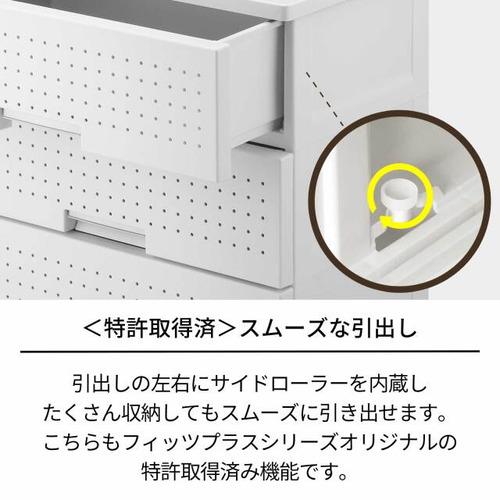 天馬 Fits フィッツプラス デコ 幅65cm 5段 穴付きパネル 小物置き