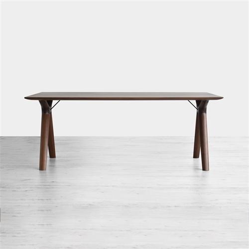 新作マット・カーペット 大塚家具 [幅180]ダイニングテーブル 「ラディウス」 ウォールナット材 セラウッド塗装 【BCD3020521329】(110110円)