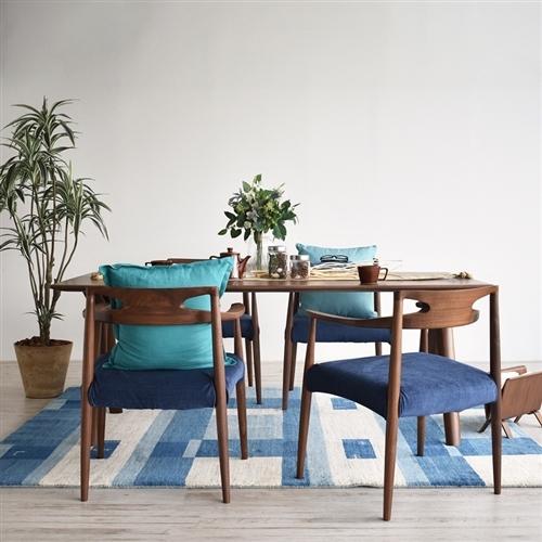 ラディウス ダイニングテーブル 180cm ウォールナット 日本製 単品 ラディウス ダイニングテーブル 180cm ウォールナット 日本製 単品