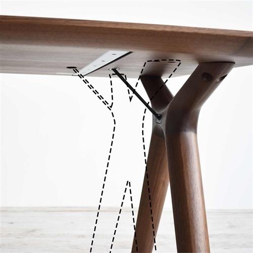 新作マット・カーペット 大塚家具 [幅180]ダイニングテーブル 「ラディウス」 ウォールナット材 セラウッド塗装 【BCD3020521329】(110110円)