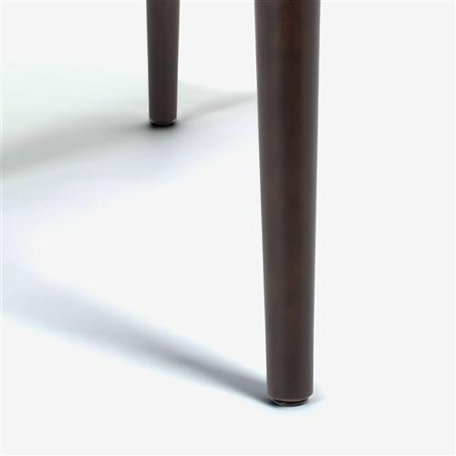 大塚家具 ダイニングテーブル「ユノ3」幅80cm レッドオーク材ダークブラウン色 丸脚【※AR対応】