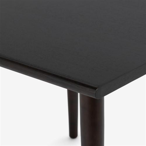 大塚家具 ダイニングテーブル「ユノ3」幅80cm レッドオーク材ダークブラウン色 丸脚【※AR対応】