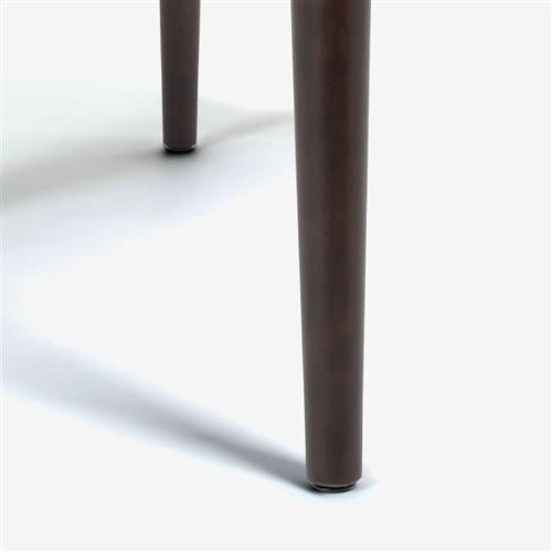 大塚家具 ダイニングテーブル「ユノ3」幅80cm レッドオーク材ダークブラウン色 丸脚【※AR対応】