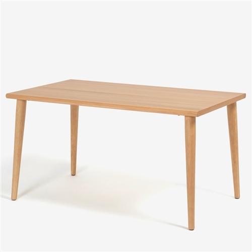 大塚家具 ダイニングテーブル ユノ3 幅135cm レッドオーク材ホワイトオーク色 丸脚 ヤマダデンキ インテリア店 通販 Paypayモール