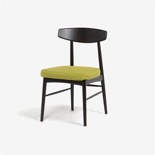 大塚家具 ダイニングチェア「ユノ3A」レッドオーク材 ダークブラウン 