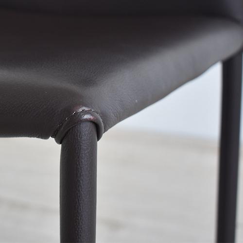 大塚家具 ダイニングチェア「ルッソ」総革張り ダークブラウン色【※AR