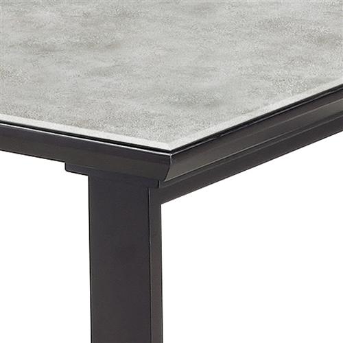 松田家具 ［幅180］ダイニングテーブル「GT」4本脚タイプ 天板グレー色