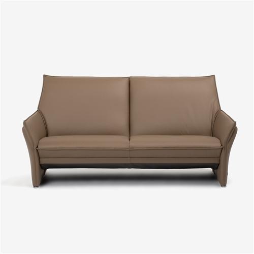大塚家具 [2.5人掛] ドイツ製ソファ「ミルテ」本革 総革張り#24 モカ色 