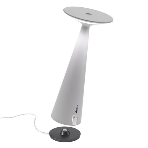 大塚家具 LEDテーブルスタンド 「ZAF-DAMA-WH」 マットホワイト USB充電式の画像
