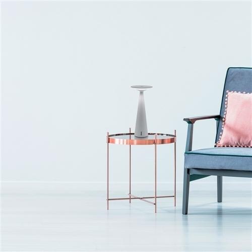 大塚家具 LEDテーブルスタンド 「ZAF-DAMA-WH」 マットホワイト USB充電式の画像