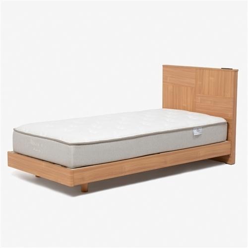 大塚家具 [ワイドダブルロング]ベッドフレーム「エール ST」レッグタイプ ホワイトオーク色