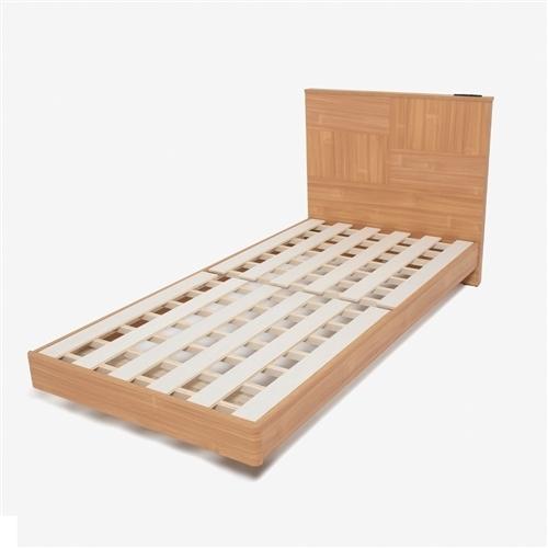 【早い者勝ち！】 大塚家具 [ワイドダブルロング]ベッドフレーム「エール ST」レッグタイプ ホワイトオーク色 【RI7104823505】(25900円)