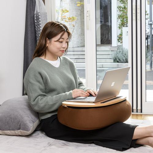 ダイハツ/ノベルティグッズ/クッションテーブル/7個セット りぶはあと テーブルクッション リラフィット BROWN 82064-32
