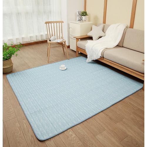 在庫限り】夏物大処分水野 接触冷感素材のひんやりラグ ラセ・ポーレ