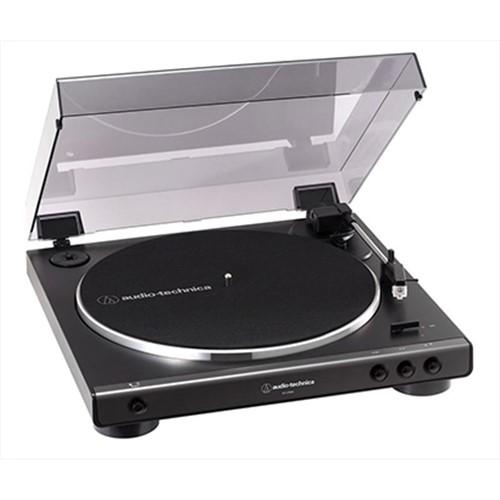 audio-technica フルオートターンテーブル AT-LP60X ダークガンメタリック