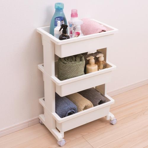 幅45 奥行30 高さ73 5cm モバイルワゴン ラック キッチン 収納 キャスター付き リセ ３段 ホワイト 隙間 ヤマダデンキ インテリア店 通販 Paypayモール