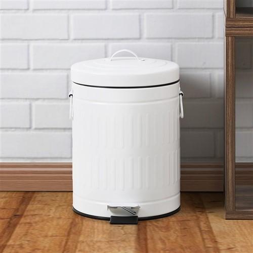 5l ヤマダオリジナル 中バケツが取り出せるペダル式ゴミ箱 スチール ホワイト Ypp05wh ヤマダデンキ インテリア店 通販 Paypayモール