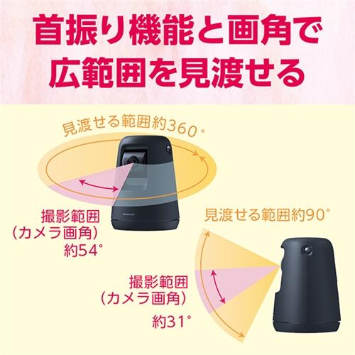 パナソニック KX-HDN215-K HDペットカメラ ブラック : ヤマダデンキ