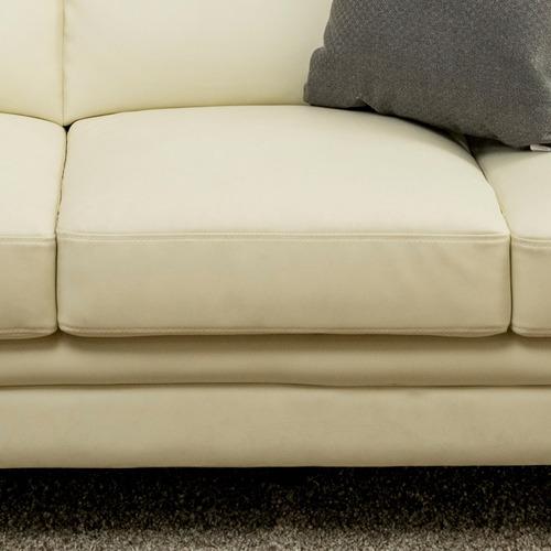 ヤマダオリジナル［3人掛］ソファ 「YS130012IV」幅209 合成皮革