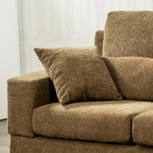 お値下げ ［幅231］カウチソファ 布張り 「YCS150002BR」 ブラウン ヤマダオリジナル カウチソファ ブラウン 【1535843218】(55988円)