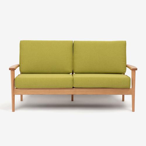 大塚家具 ソファ「シネマ」本体＋ヌードクッション レッドオーク材