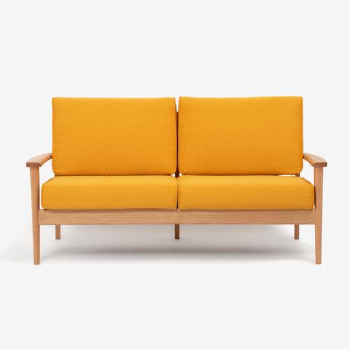 大塚家具 ソファ「シネマ」本体＋ヌードクッション レッドオーク材