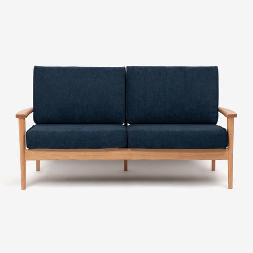 大塚家具 ソファ「シネマ」本体＋ヌードクッション レッドオーク材