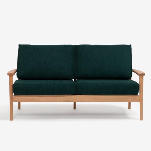 大塚家具 ソファ「シネマ」本体＋ヌードクッション レッドオーク材