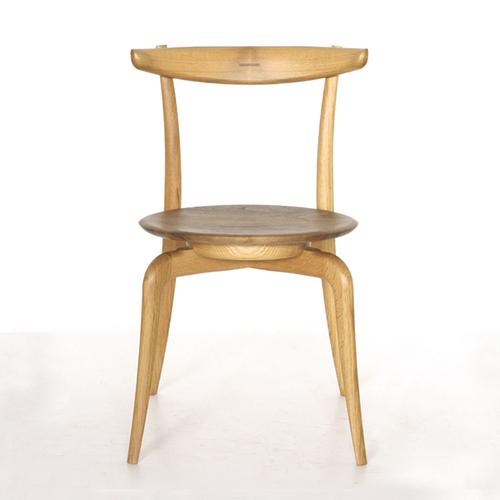 【超激レア】 大塚家具 ダイニングチェア 「OR-02」 座面回転機能付きスタッキングチェア オーク／ウォールナット材 【DGJ7296261446】(26598円)