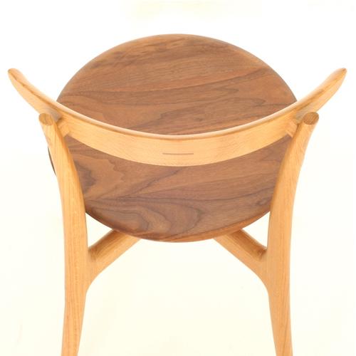 【超激レア】 大塚家具 ダイニングチェア 「OR-02」 座面回転機能付きスタッキングチェア オーク／ウォールナット材 【DGJ7296261446】(26598円)