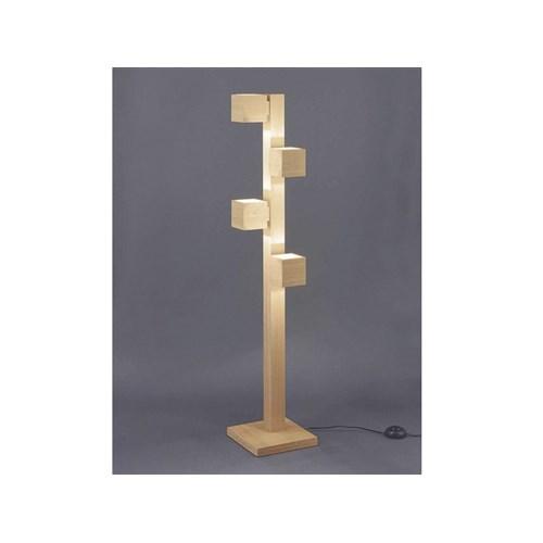 大塚家具 フロアスタンド「F3181LE-WO」オーク材ホワイトオーク色 高さ130cm